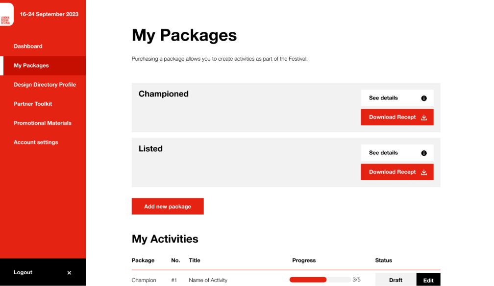 My packages