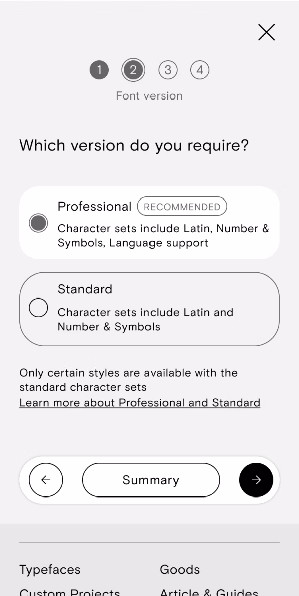 Colophon design element