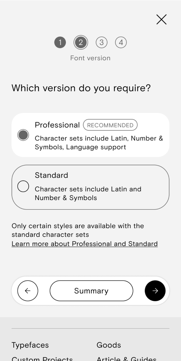 Colophon design element