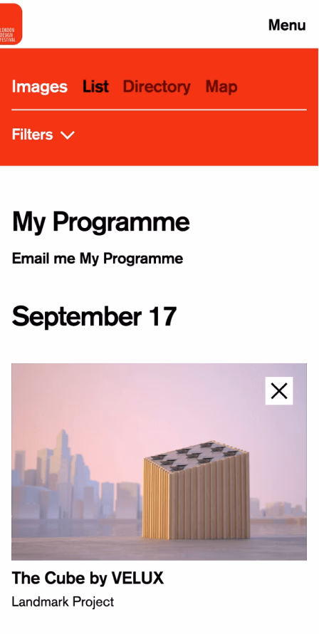 London Design Festival design element